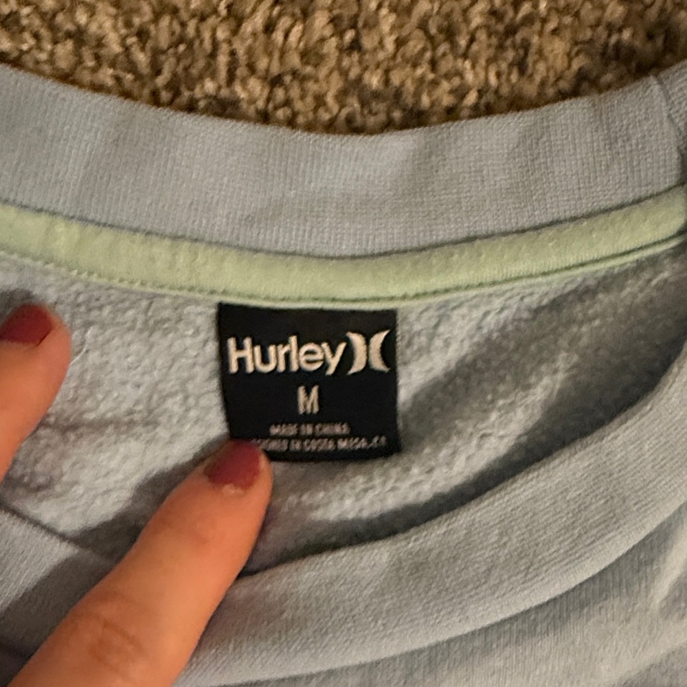 Hurley Sky Blue Crew Neck Tee